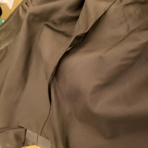 Darshi Women's 2-pc Black Leather Suit with Embroidered Jacket and Skirt, SZ 22 - Picture 11 of 14